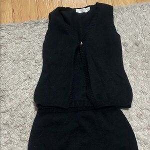 Missguided knit skirt set